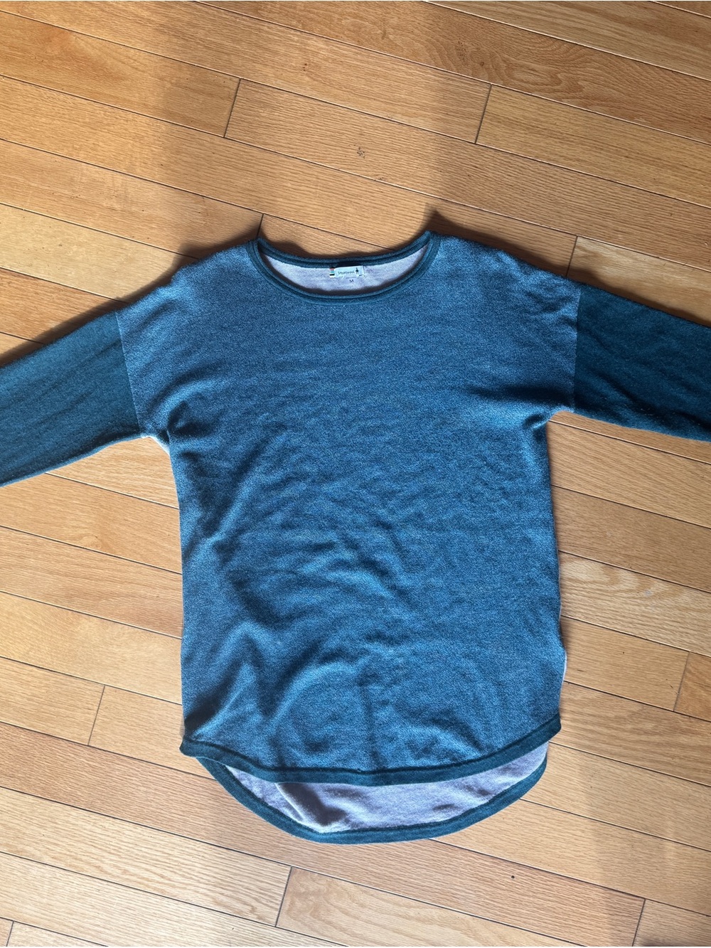 Smartwool Merino Wool Blend Colorblock Crewneck Pullover Sweater